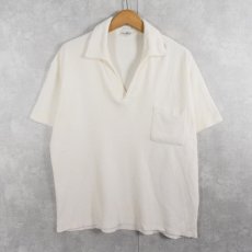 画像1: 70's St Michael BRITAIN製 パイル ビーチシャツ SIZE44 (1)