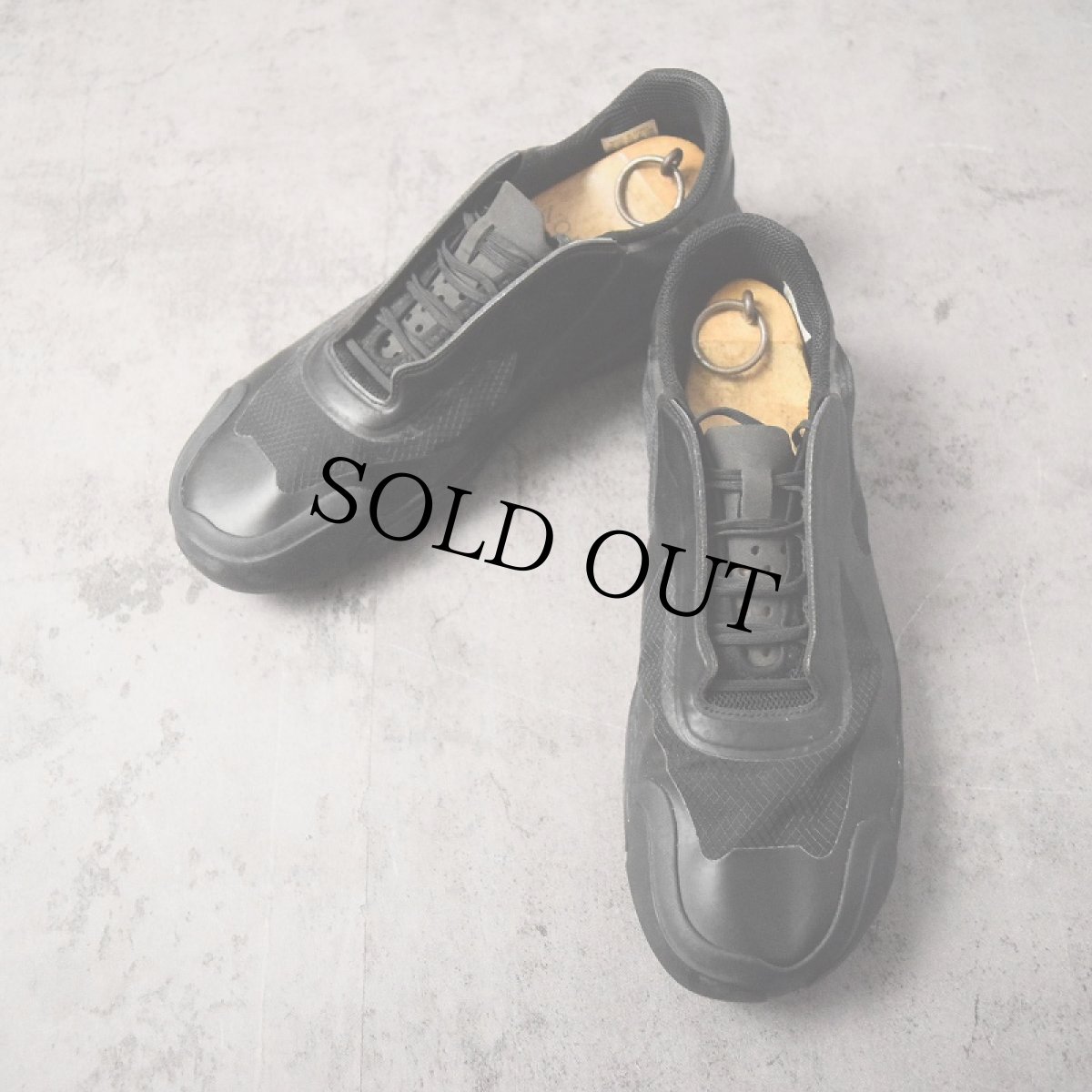 画像1: PRADA × adidas "A+P LUNA ROSSA" スニーカー BLACK 28.5cm (1)