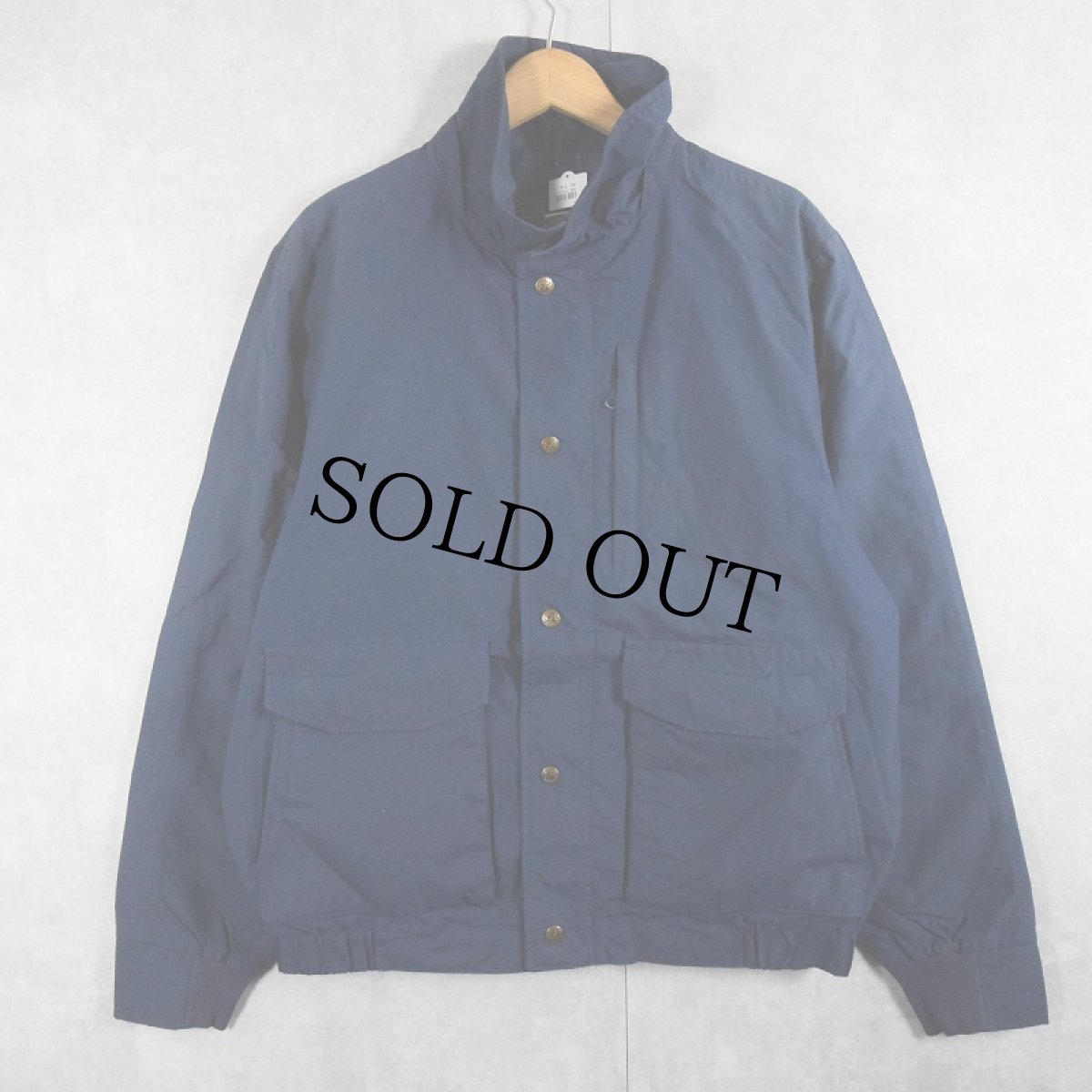 画像1: 80's Eddie Bauer ナイロンジャケット NAVY (1)