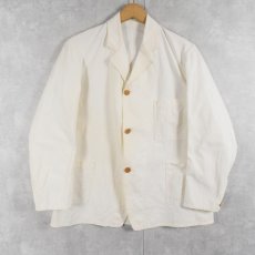 画像1: 〜40's コットンワークジャケット (1)