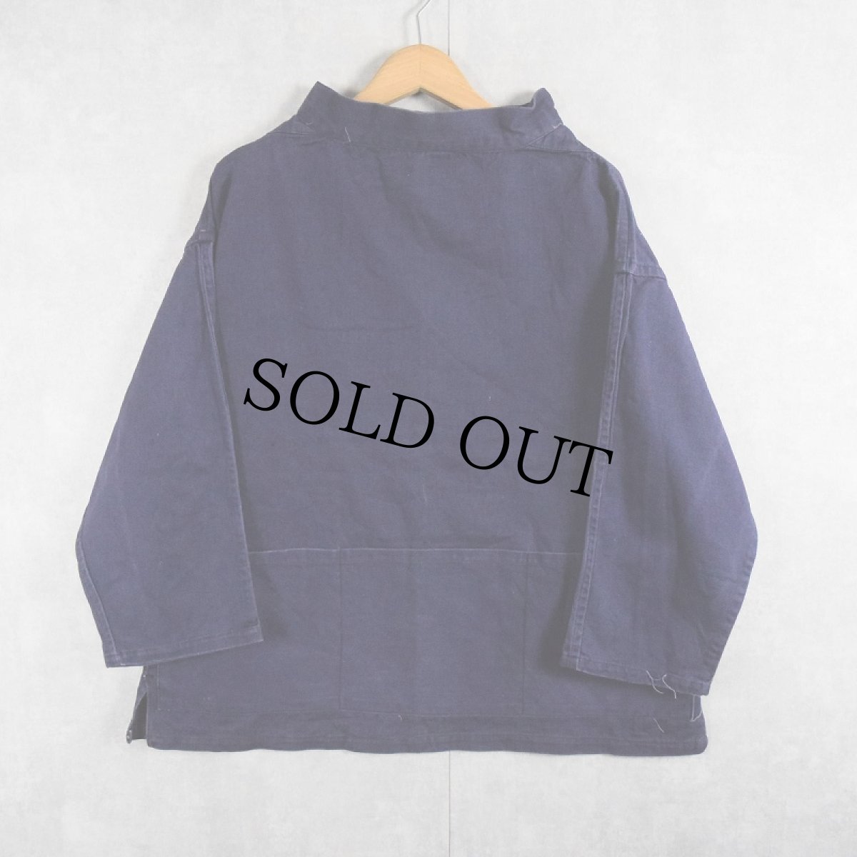 画像1: JOHNSONS ENGLAND製 フィッシャーマンスモック NAVY S (1)
