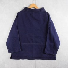 画像1: JOHNSONS ENGLAND製 フィッシャーマンスモック NAVY S (1)
