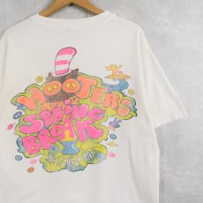 画像1: HOOTERS "SPRING BREAK" スポーツバー プリントTシャツ L (1)