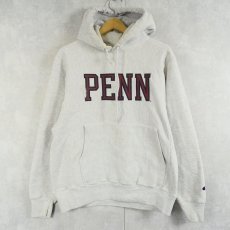 画像2: Champion ORIGINAL REVERSE WEAVE "PENNSYLVANIA" プリントスウェットフーディー S (2)