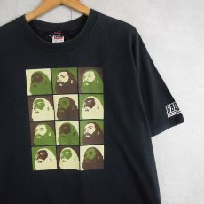 画像1: Bam Bam Bigelow プロレスラー プリントTシャツ BLACK XL (1)