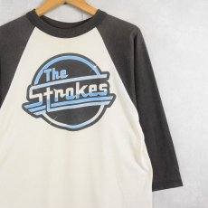 画像1: The Strokes ロックバンド ラグランTシャツ M (1)
