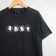 画像1: Queens of the Stone Age ハードロックバンド プリントTシャツ BLACK L (1)