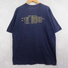 画像2: 90's NICK LOWE "Did My Mood" ロックミュージシャン アルバムツアー プリントTシャツ NAVY XL (2)