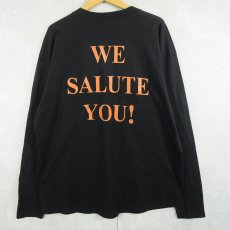 画像2: 90〜2000's AC/DC "FOR THOSE ABOUT TO ROCK" ロックバンドプリントロンT BLACK XL (2)