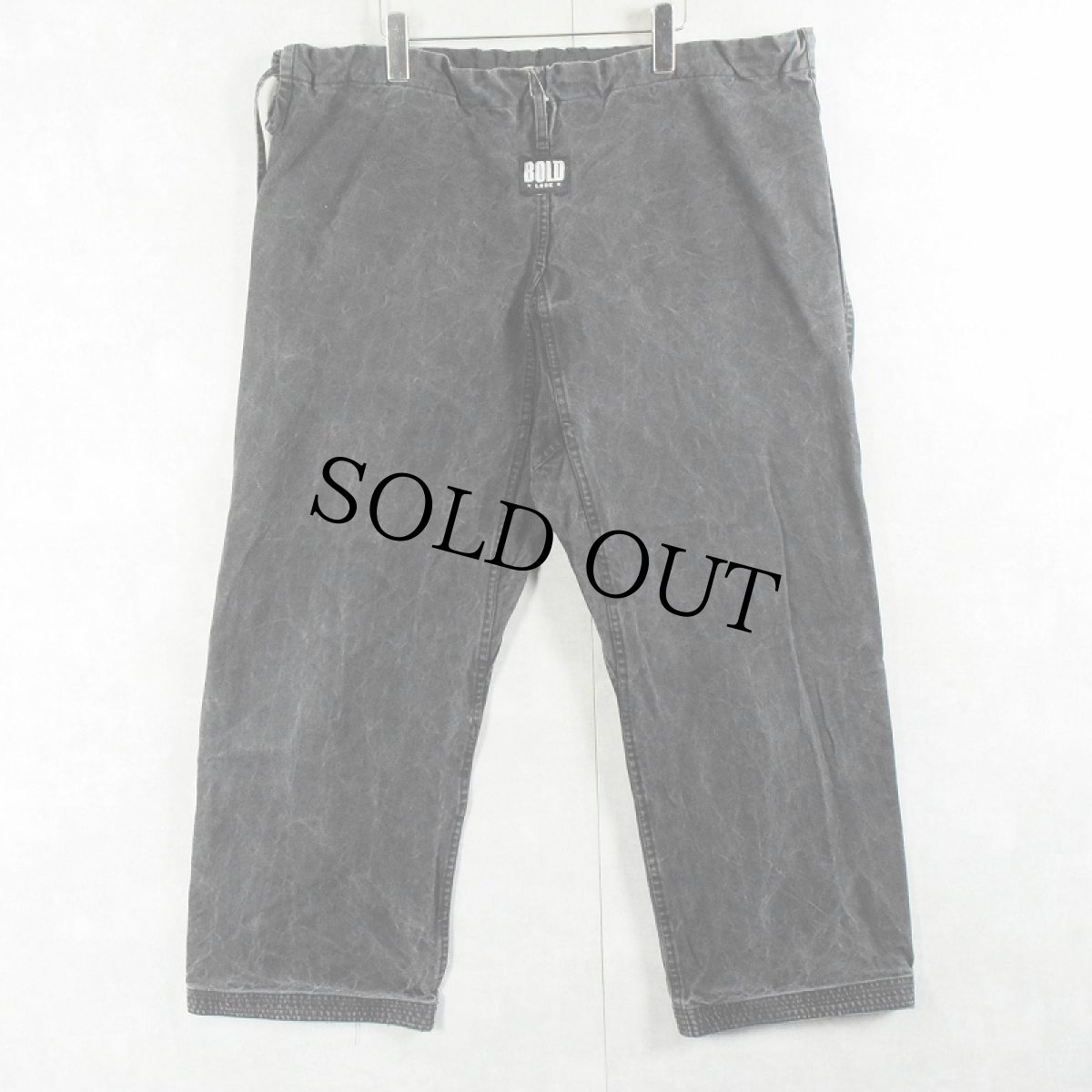 画像2: BOLD LOOK 柔道着デザインパンツ BLACK SIZE5 (2)