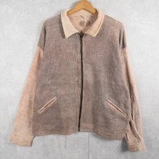 画像1: 2トーン コットンラグジャケット (1)