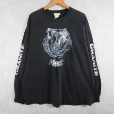画像1: Mack Trucks トラックメーカー ロゴプリントロンT BLACK 2XL (1)