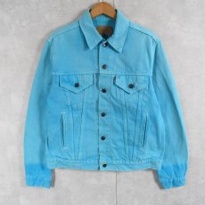 画像1: 90's Levi's 70506 USA製 後染めデニムジャケット L (1)