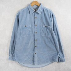 画像1: THE TERRITORY AHEAD グリッドコーデュロイシャツ L (1)