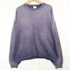 画像1: 2000's JERZEES フェードスウェット NAVY XL (1)