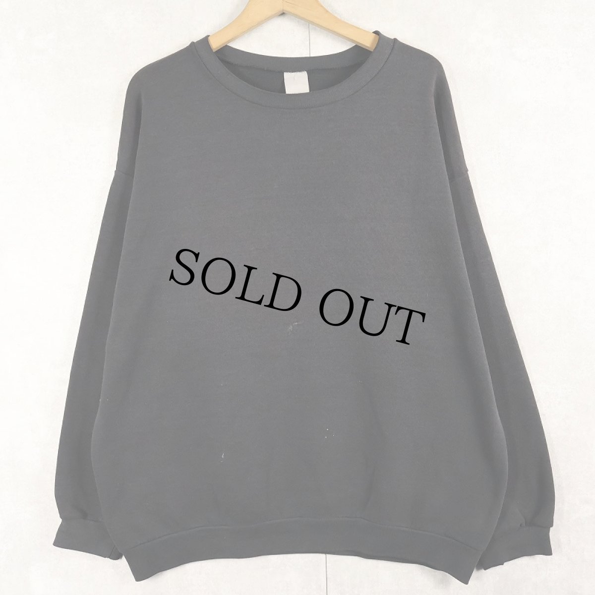 画像1: 無地スウェット BLACK (1)