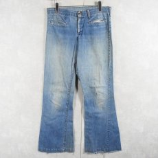 画像1: 60〜70's SWEET-ORR ブーツカット デニムパンツ W32 (1)