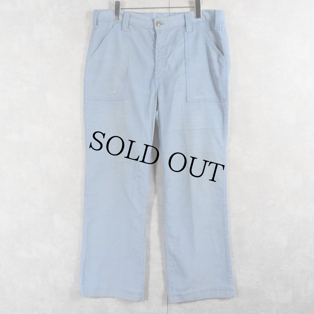 画像2: 70's Levi's Gentleman's Jeans コーデュロイ フレアパンツ W37 (2)