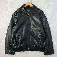 画像1: BANANA REPUBLIC レザージャケット BLACK XL (1)
