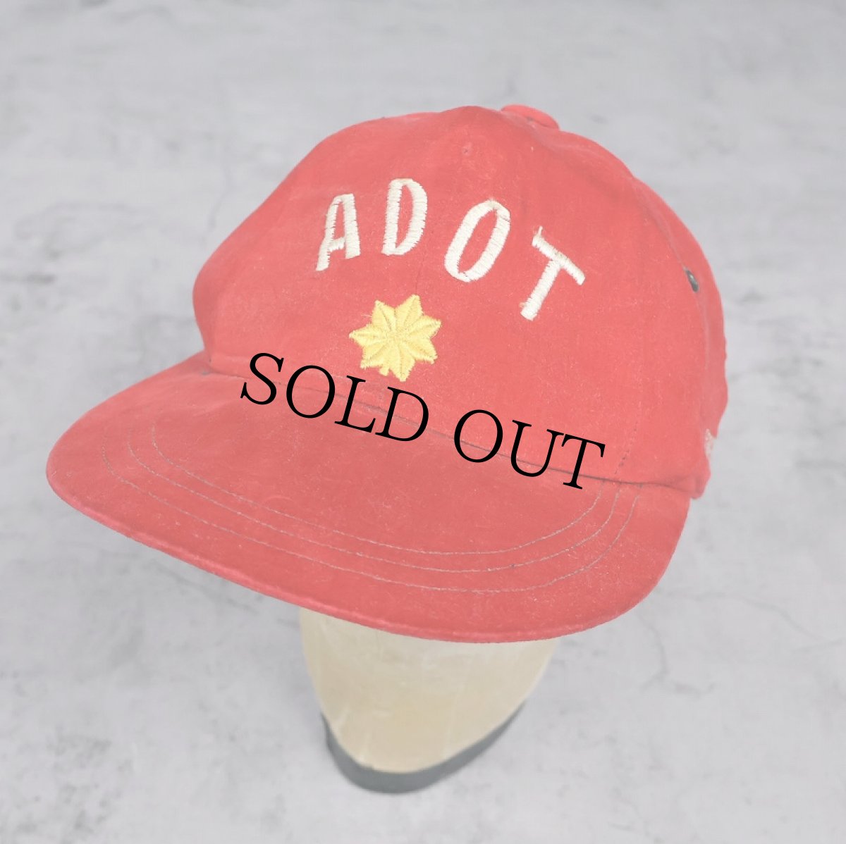 画像1: 70's "PAL GONG SAN KOREA 76" スーベニア刺繍 ベロアキャップ (1)