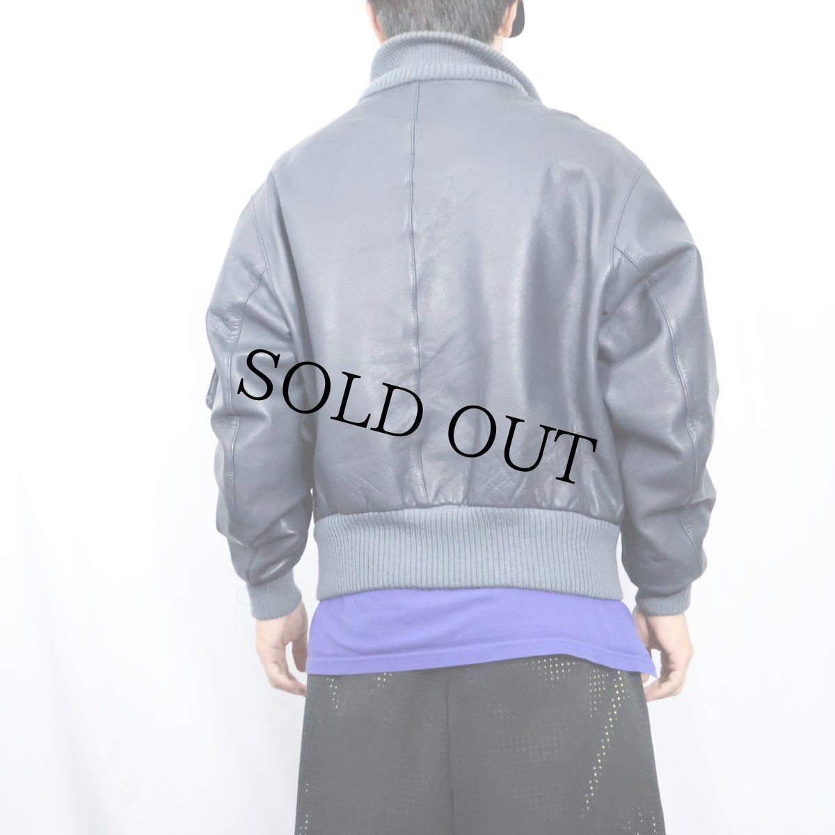 画像3: 民間品 ドイツ軍 フライトレザージャケット (3)