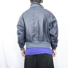 画像3: 民間品 ドイツ軍 フライトレザージャケット (3)