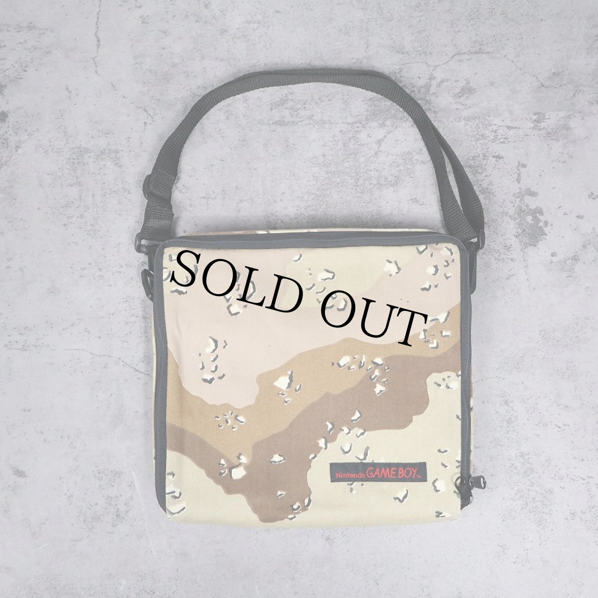 画像1: 80〜90's Nintendo GAME BOY カモ柄 トラベルバッグ (1)