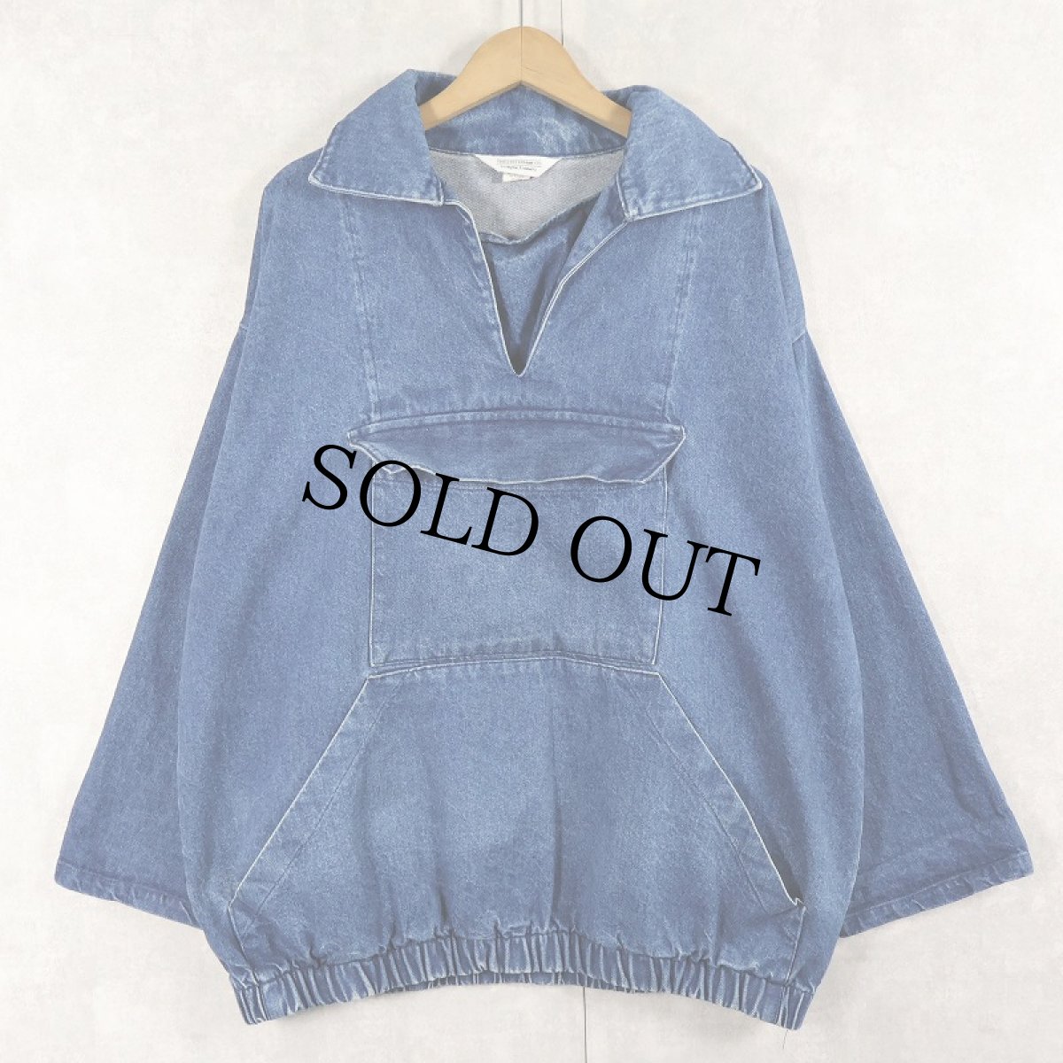 画像1: THE J.PETERMAN CO. フィッシャーマンスモック デニムジャケット L (1)