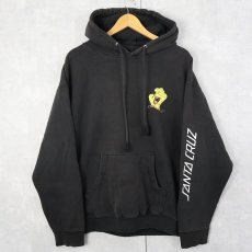 画像2: SANTA CRUZ × NICKELODEON "SPONGEBOB" キャラクタープリントスウェットフーディー BLACK L (2)