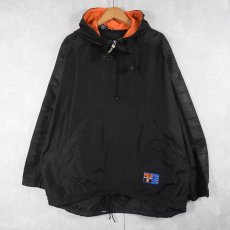 画像1: 90's POLO SPORT Ralph Lauren ナイロンアノラックパーカー BLACK XL (1)