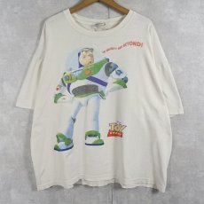 画像1: 90's Disney TOY STORY by STANLEY DESANTIS "Buzz Lightyear" キャラクタープリントTシャツ  (1)