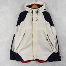 画像1: 90's POLO SPORT Ralph Lauren ロゴ刺繍 ナイロンマウンテンパーカー XL (1)