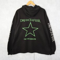 画像2: 2000's Dream Theater "Octavarium" プログレッシブメタルバンド プリントスウェットフーディー BLACK  (2)