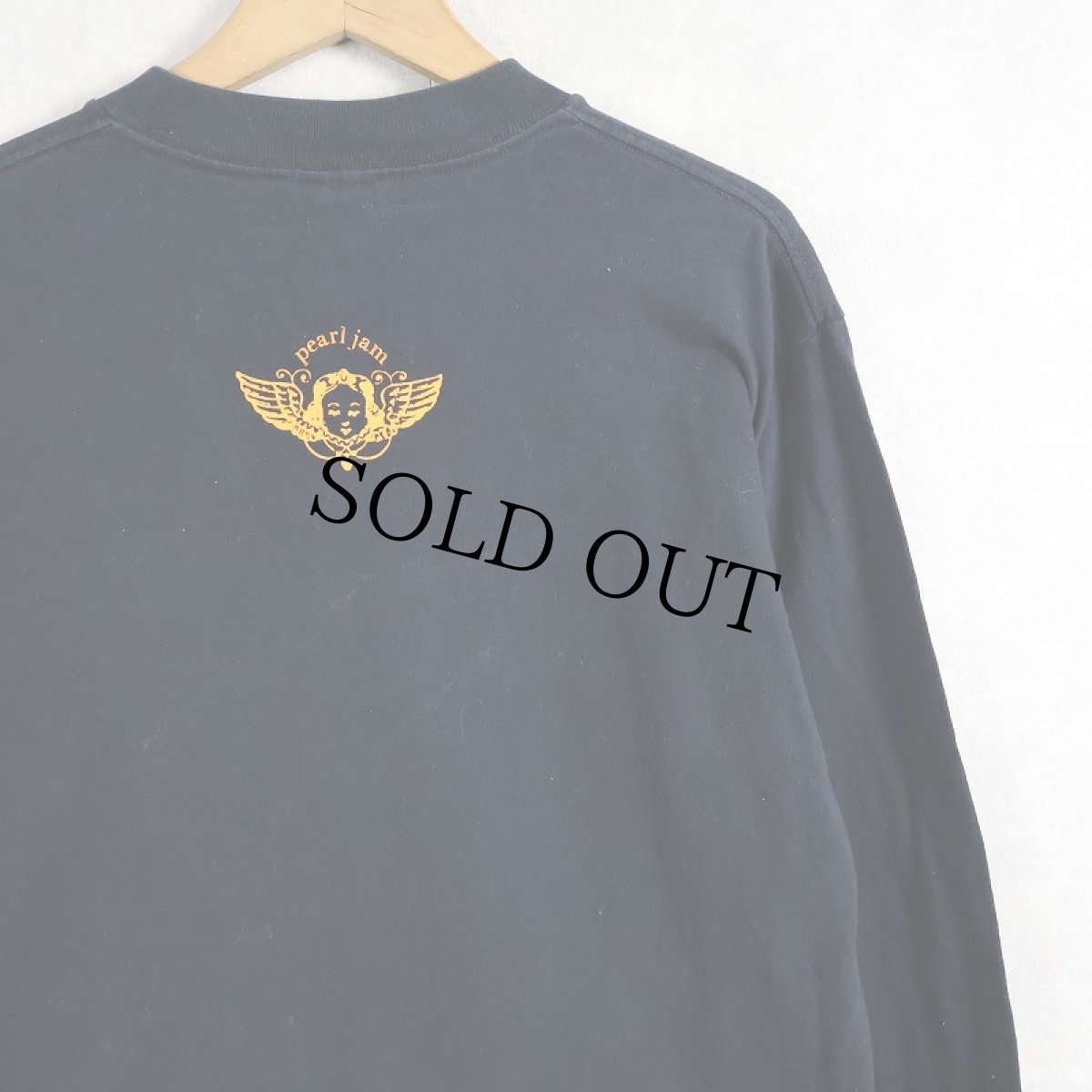 画像2: 90's PEARL JAM USA製 "VITALOGY" オルタナティブロックバンドプリントロンT BLACK L (2)