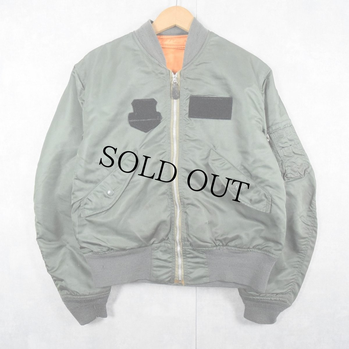 画像1: 70's U.S.AIR FORCE L-2B フライトジャケット MEDIUM (1)