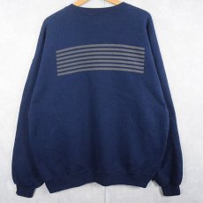 画像2: 90's SOFFE USA製 "COAST GUARD" プリントスウェット NAVY XL (2)