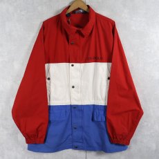 画像2: POLO Ralph Lauren "RL-67 1993" 切り替えデザイン コットンジャケット XL (2)