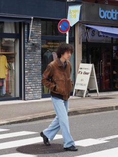 画像3: L.L.Bean "A-2 TYPE" フライトレザージャケット M (3)