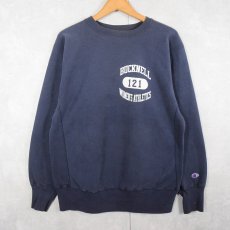 画像1: 90's Champion REVERSE WEAVE USA製 "BUCKNELL WOMEN'S ATHLETICS" プリントスウェット NAVY L (1)
