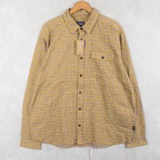 画像1: 2020AW Patagonia "ORGANIC COTTON" チェック柄 ライトネルシャツ タグ付き未使用 XL (1)
