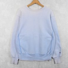 画像1: 90's Champion REVERSE WEAVE USA製 目無し スウェット L (1)