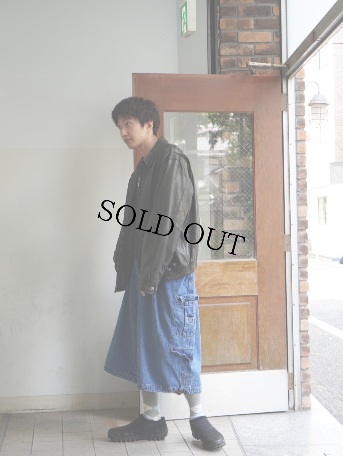 画像3: 2000's KING SIZE "SUPER BIG" デニムカーゴショーツ W65 (3)