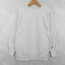 画像1: 90's Champion REVERSE WEAVE 目無し スウェット L (1)