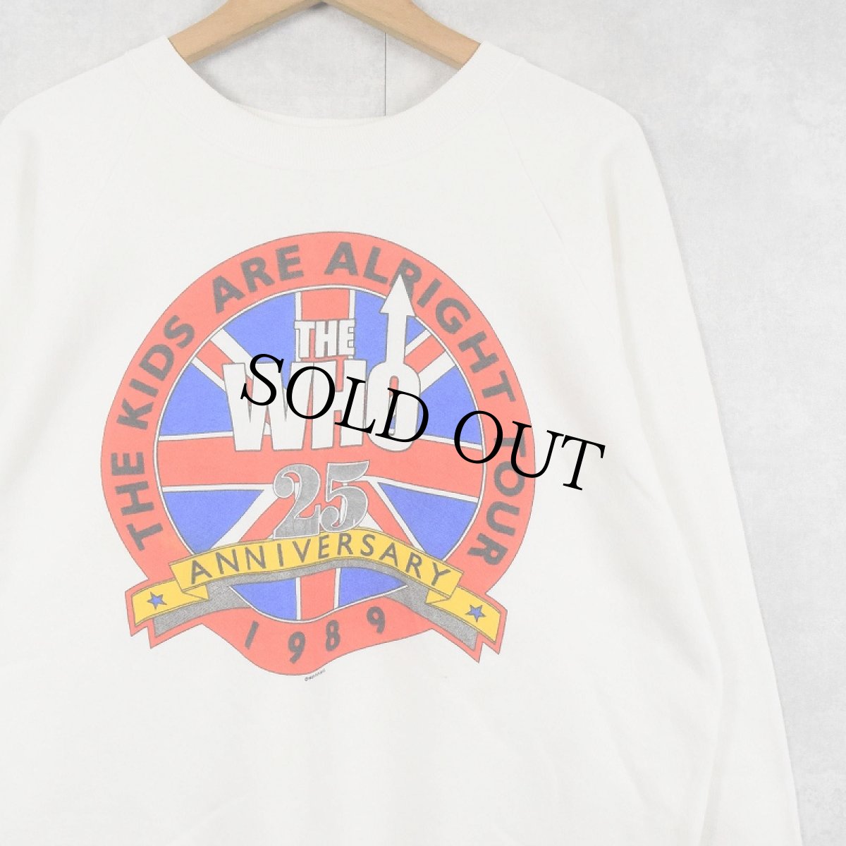 画像1: 1989 The Who USA製 "THE KIDS ARE ALRIGHT TOUR" ロックバンドツアースウェット XL (1)