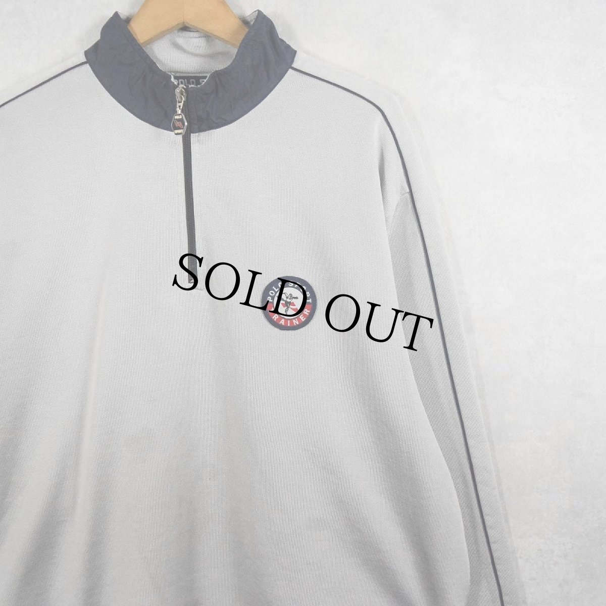 画像1: 90's POLO SPORT Ralph Lauren USA製 ハーフジップ プルオーバージャージ XL (1)