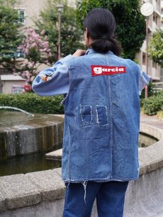 画像4: 60's〜 PENNEY'S PAYDAY ワッペン付き カットオフスリーブ デニムカバーオール (4)