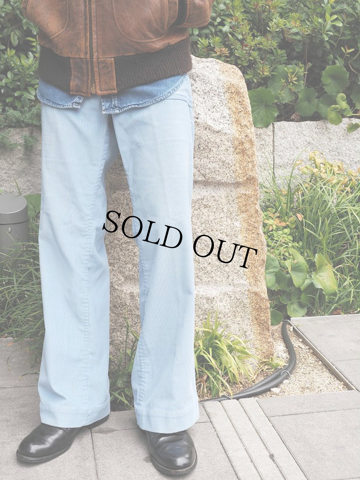 画像1: 70's Levi's Gentleman's Jeans コーデュロイ フレアパンツ W37 (1)
