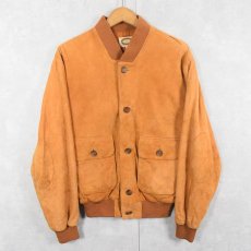画像3: 80's BANANA REPUBLIC USA製 スエードレザージャケット XS (3)