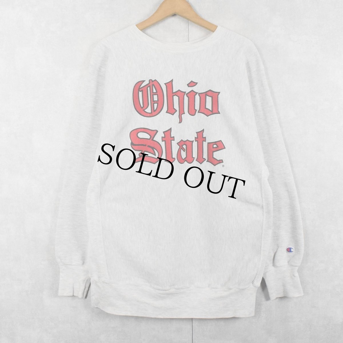 画像1: 90's Champion REVERSE WEAVE "Ohio State" プリントスウェット XXL (1)