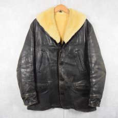 画像1: 20〜30's Outdoor Clothing by J.C.Penney ホースハイド カーコート (1)